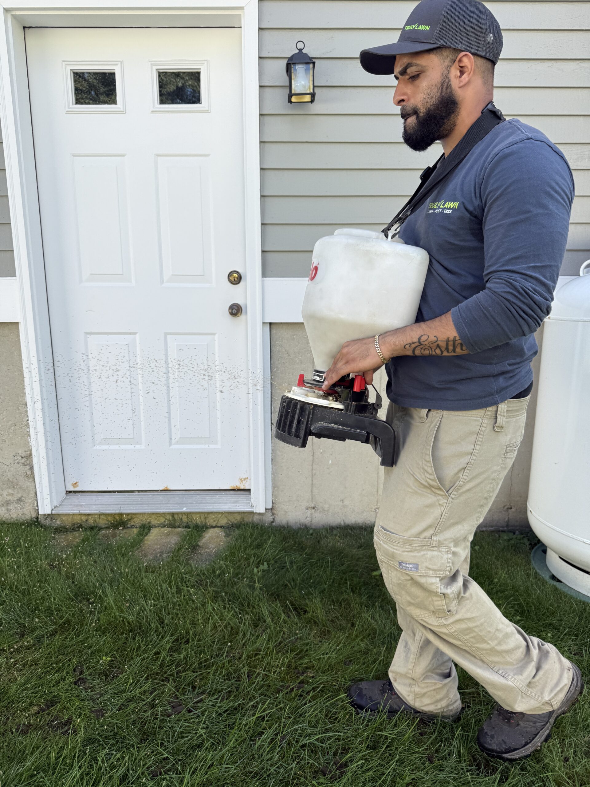 Truly Lawn professional overseeding service in Massachusetts